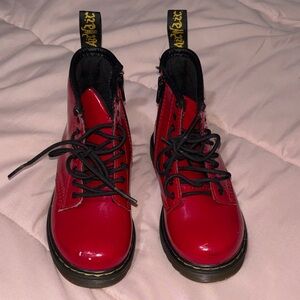 Dr. Martens Kids Red Boots